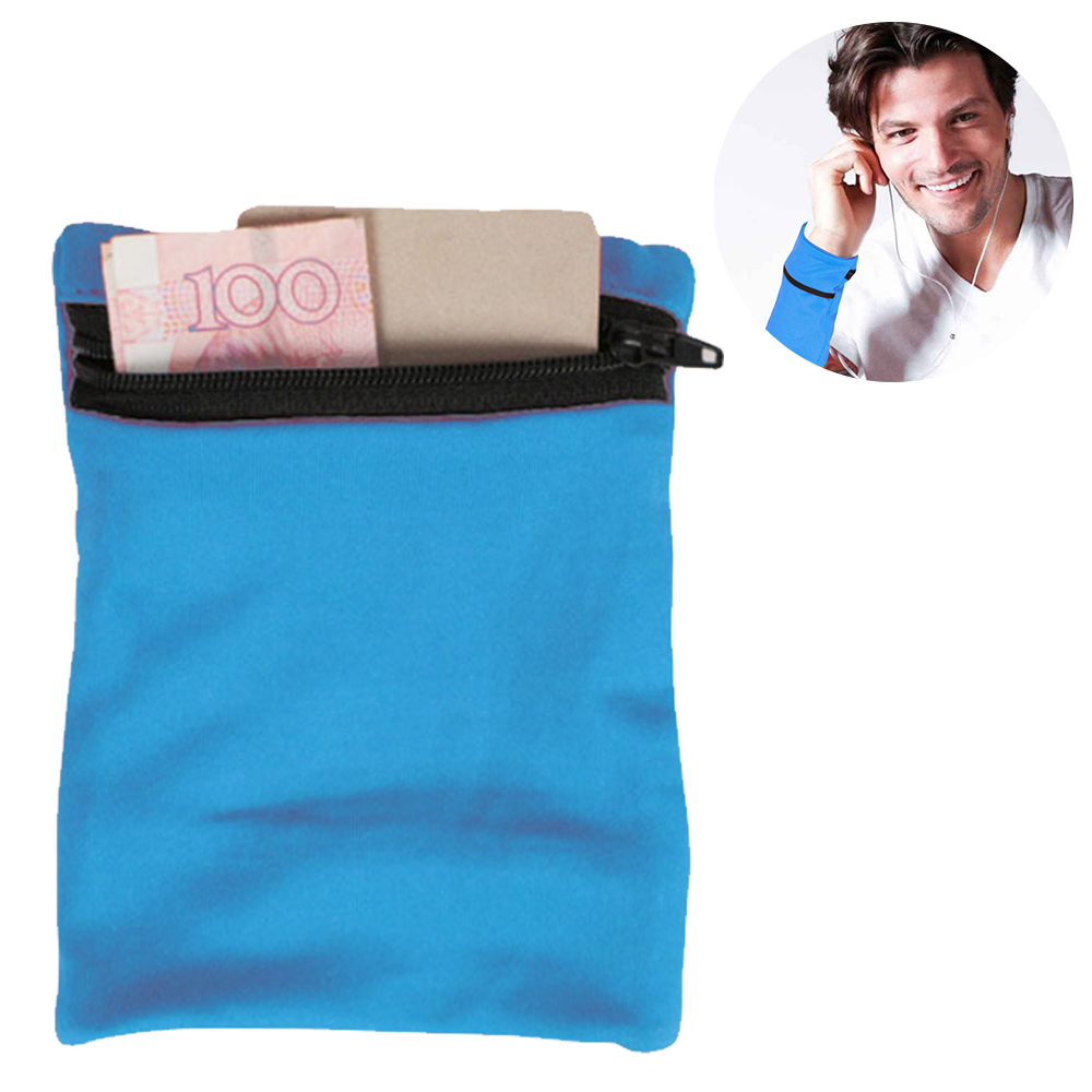 Travel Wrist Wallet Pouch With Zipper Pocket For Cash, Cards, Money. Made For Travel, Running, Walking \u0026 Hiking
